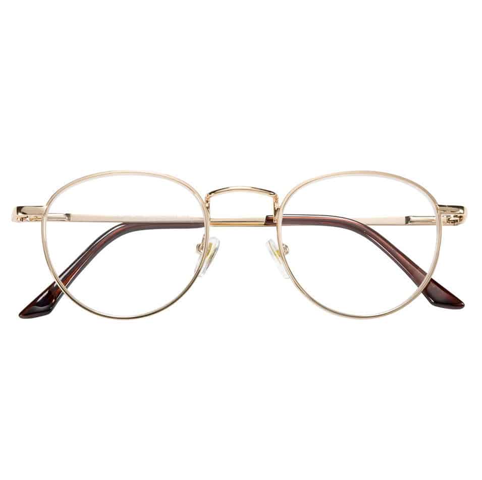 Lesebrille Metall Oval Lennon gold